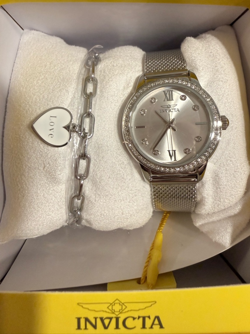 Invicta Angel Women's Watch - 30mm, Steel With Bracelet Set